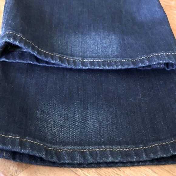 Hudson Tilda mid rise Cigarette Jean dark wash whiskering fading Size 31 - Picture 4 of 14